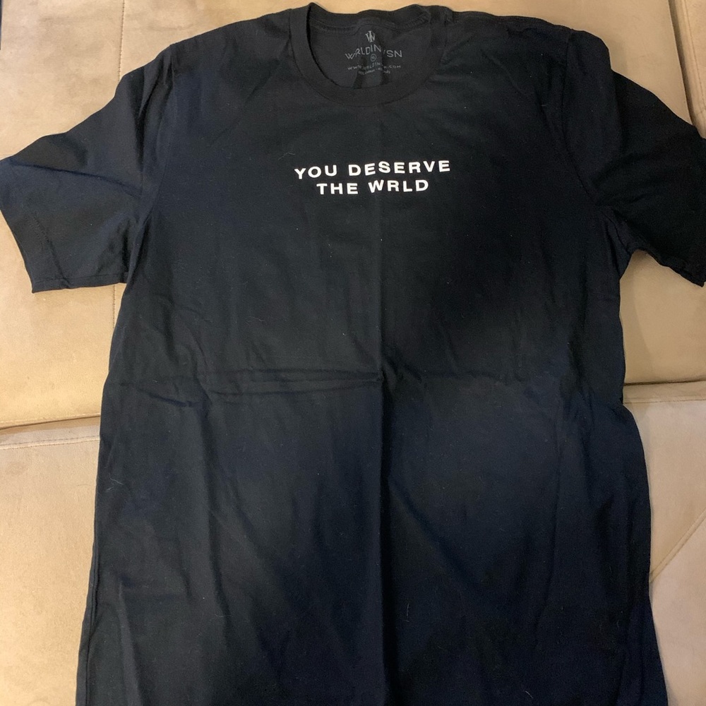 Black graphic tee